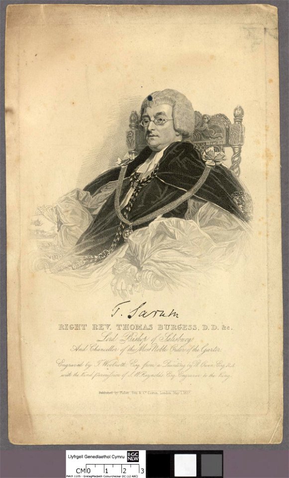 Portrait of Rev. Thomas Burgess, D.D. (4673660)