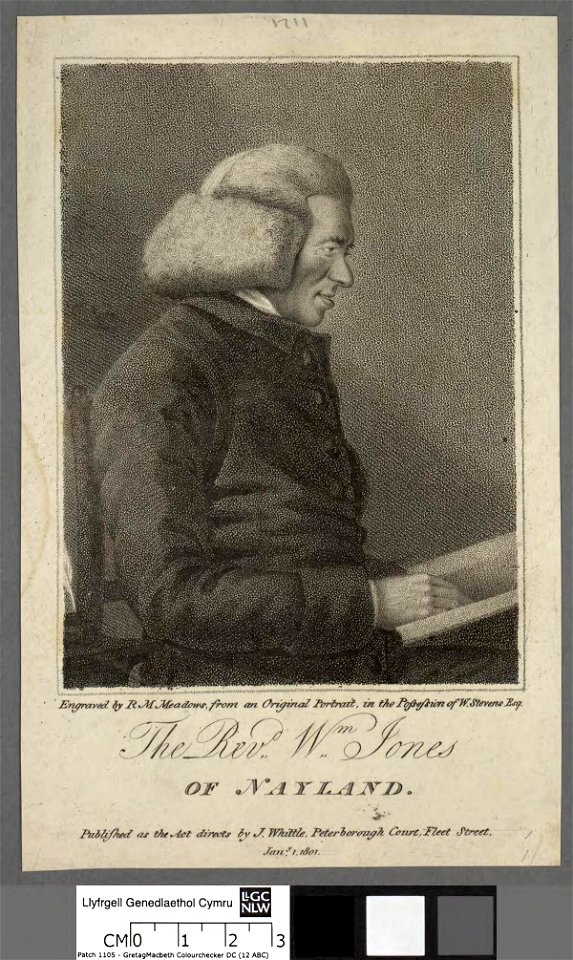 Portrait of Revd. Wm. Jones of Nayland (4673967)