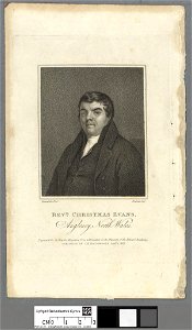 Portrait of Revd. Christmas Evans, Anglesey, North Wales (4670677)