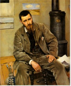 Portrait of painter Nils Kreuger 1883