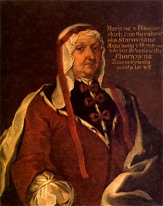 Portrait of Polish noblewoman Marianna Sierakowska by Lukasz Orlowski