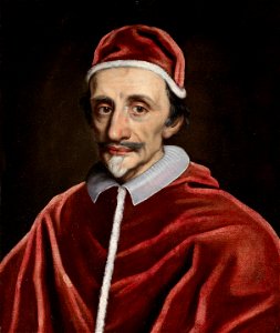 Portrait of Pope Innocent XI Odescalchi (by Roman School, 17th Century)