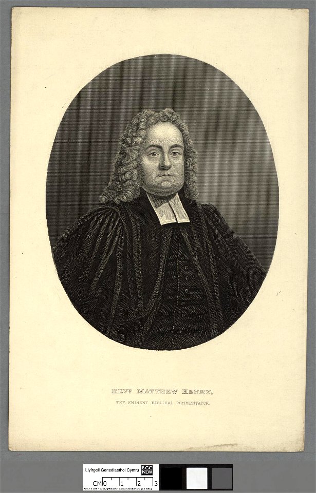 Portrait of Revd. Matthew Henry, the eminent Biblical commentator (4670870)