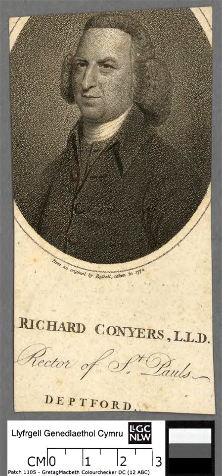 Portrait of Richard Conyers, L.L.D. rector of St. Pauls Deptford (4672445)