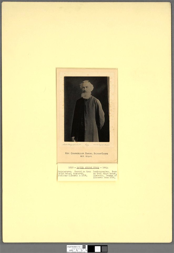 Portrait of Rev. Chancellor Daniel Silvan-Evans B.D., D.Litt (4672267)