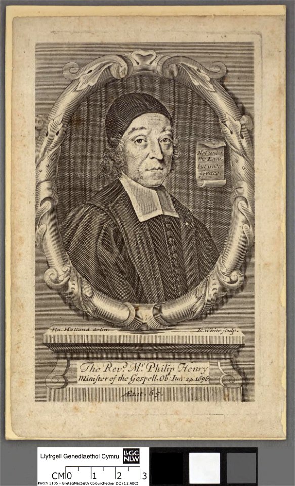 Portrait of Revd. Mr. Philip Henry minister of the Gospell. ob- Jun 24 1696 (4672907)