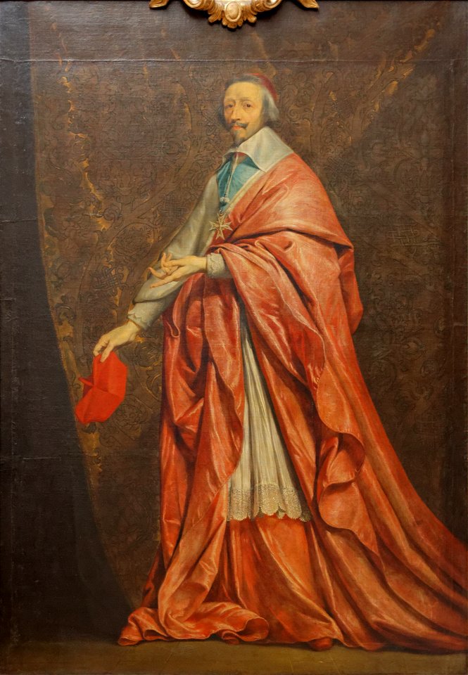 Portrait of Richelieu by Philippe de Champaigne Louvre INV 1136 n02