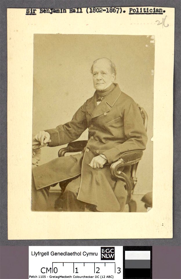 Portrait of Sir Benjamin Hall (1802-1867) politician (4670254)