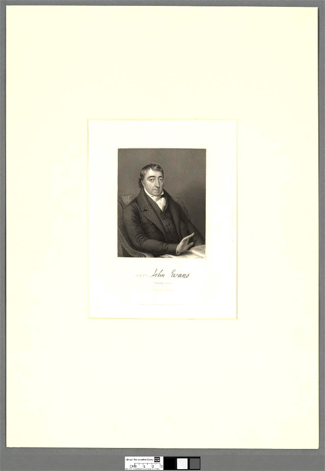 Portrait of Revd. John Evans, Cross-Inn, Carmarthenshire (4670701)
