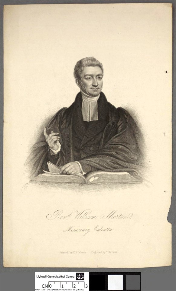 Portrait of Revd. William Morton, missionary Calcutta (4669862)