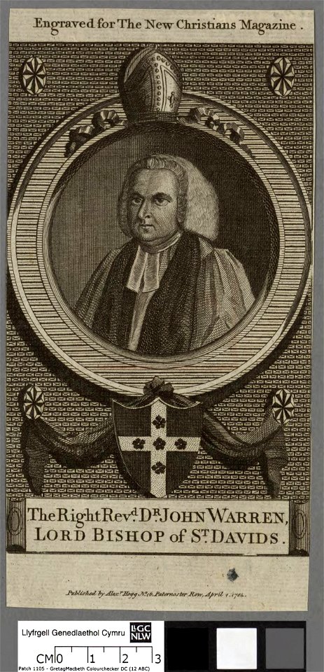 Portrait of Right Revd. Dr. John Warren, Lord Bishop of St. Davids (4673871)