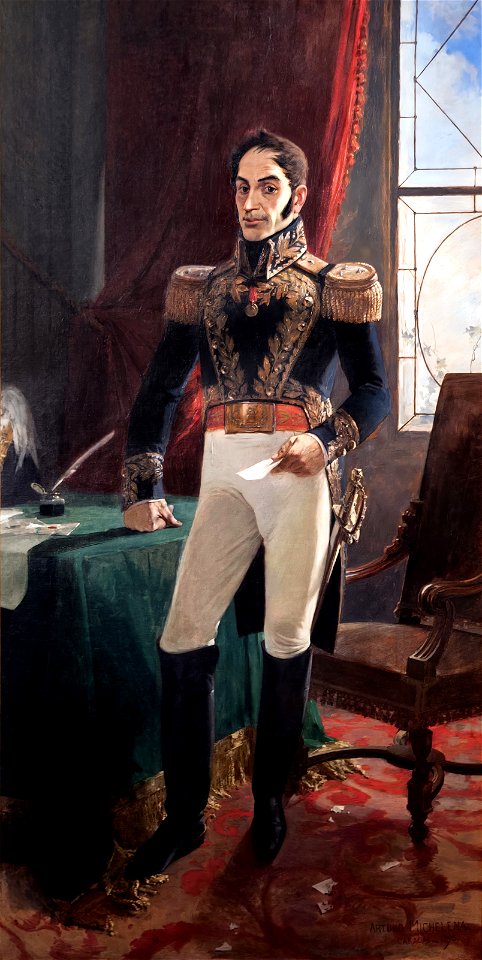 Portrait of Simón Bolívar by Arturo Michelena