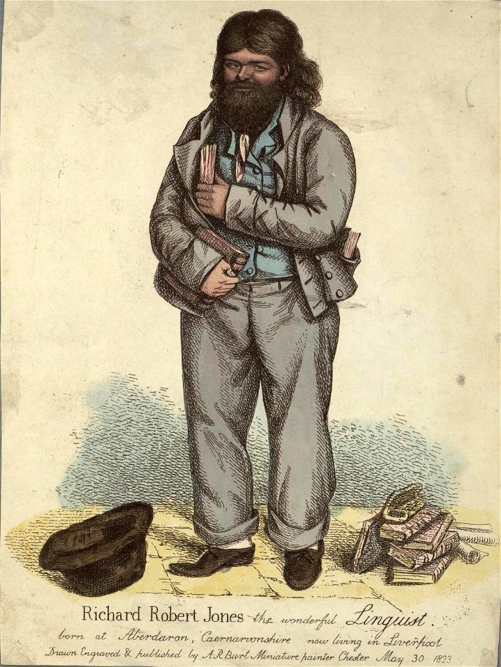 Portrait of Richard Robert Jones the wonderful linguist (4671542)