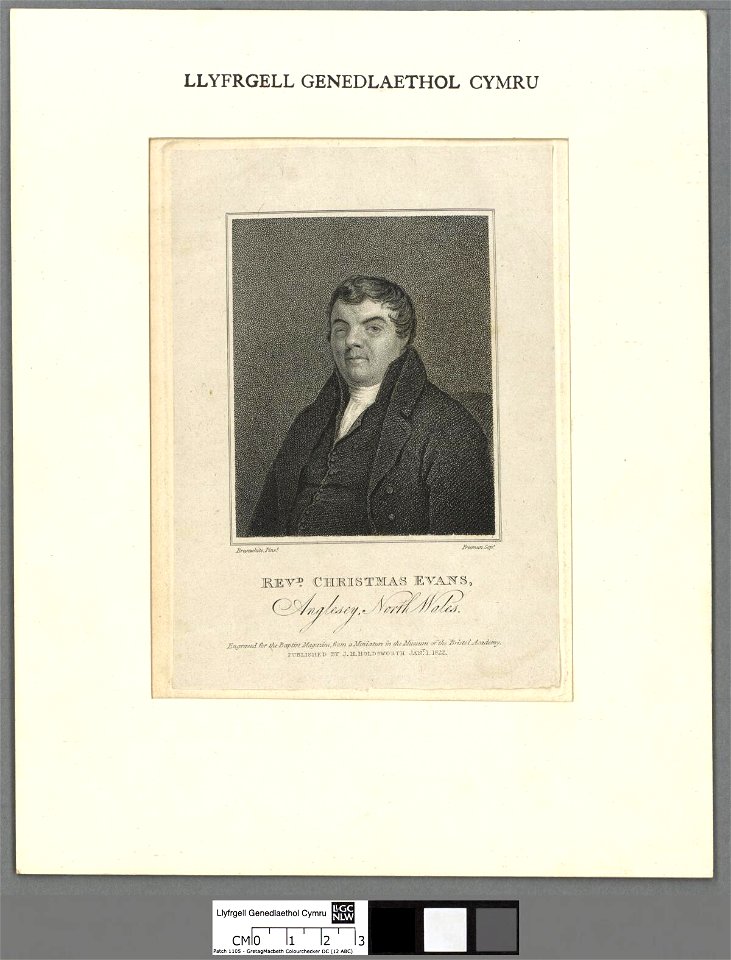 Portrait of Revd. Christmas Evans, Anglesey, North Wales (4670676)