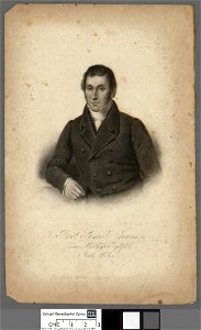Portrait of Samuel Evans, Zoar, Merthyr Tydfil, South Wales (4674126)