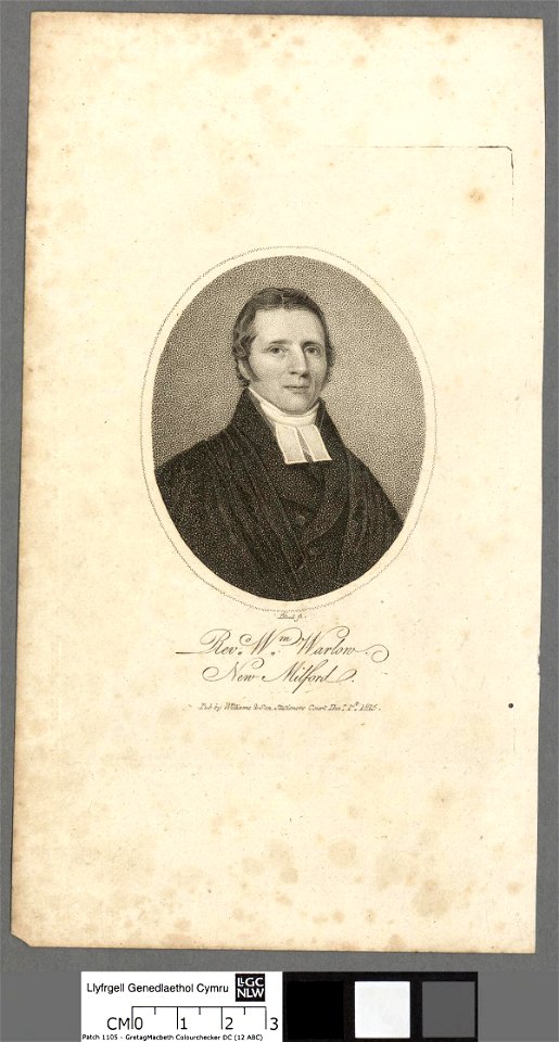 Portrait of Revd. Wm. Warlow, New Milford (4674283)