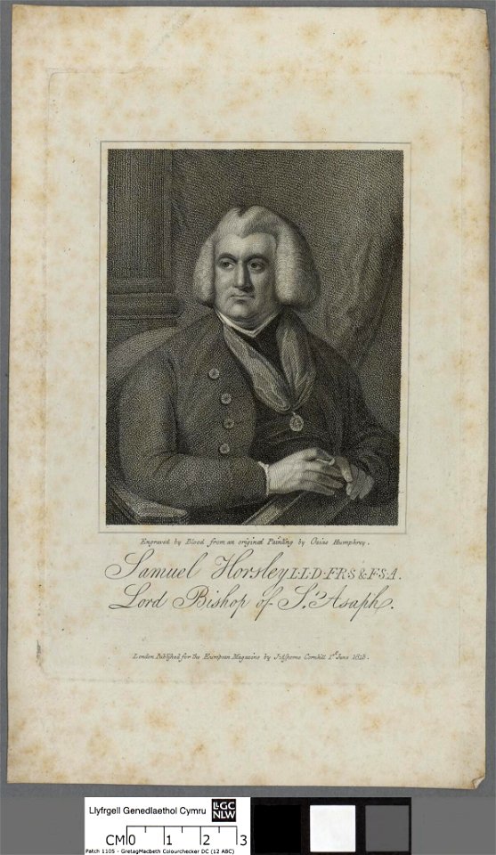 Portrait of Samuel Horsley L.L.D. F.R.S. & F.S.A. Lord Bishop of St. Asaph (4672606)