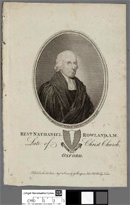 Portrait of Revd. Nathaniel Rowland A.M (4673018)
