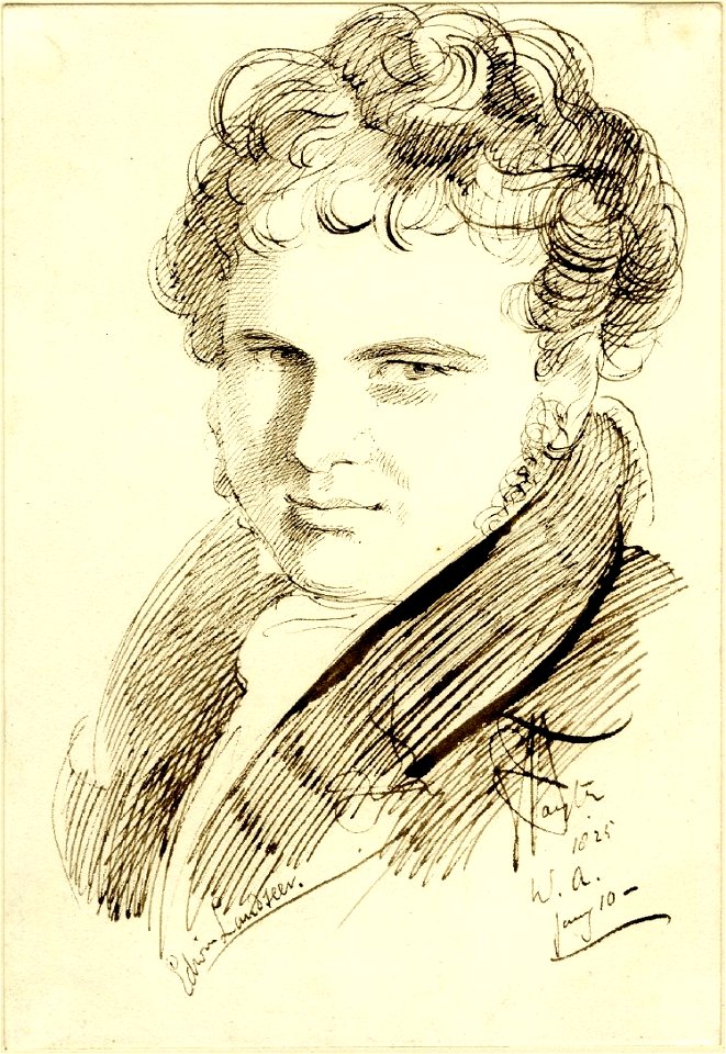 Portrait of Sir Edwin Henry Landseer by George Hayter 1825