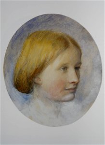Portrait of Rose La Touche 1861