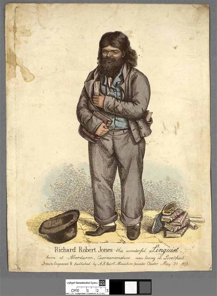 Portrait of Richard Robert Jones the wonderful linguist (4671543)