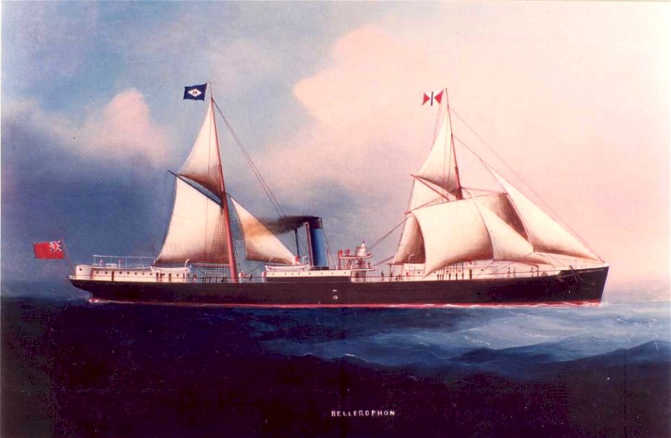 Portrait of Steam-Sail Bellerophon