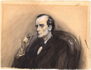 Portrait of Sherlock Holmes by Sidney Paget