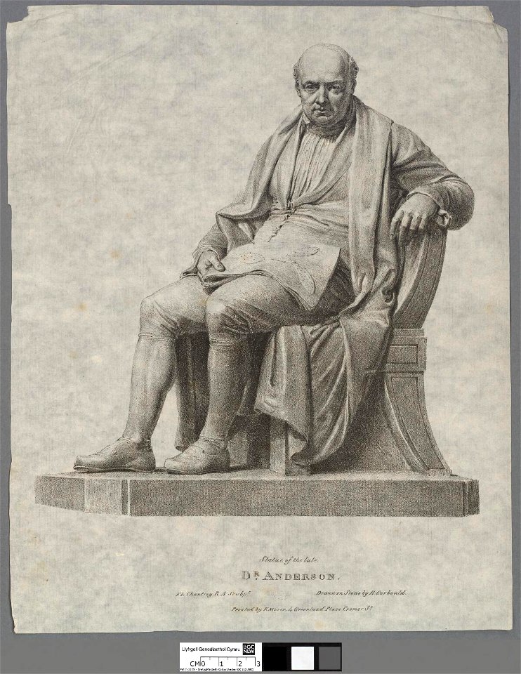 Portrait of Statue of the late Dr. Anderson (4671243)