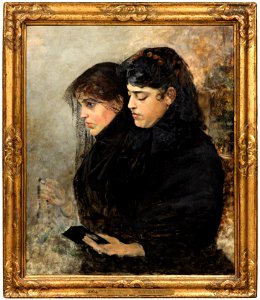 Portrait of the Artist's Wife and Sister-in-Law (Hugo Birger) - Nationalmuseum - 19224