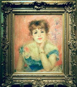 Portrait of the actress Jeanne Samary