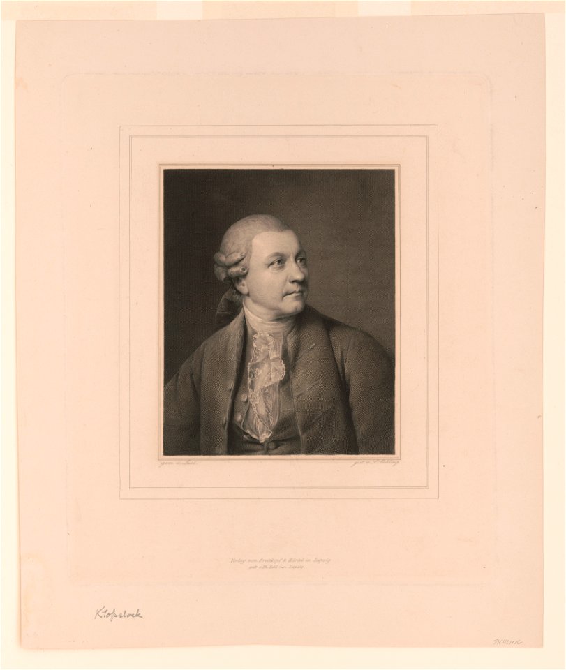 Portrait of the poet Klopstock LCCN2003677777
