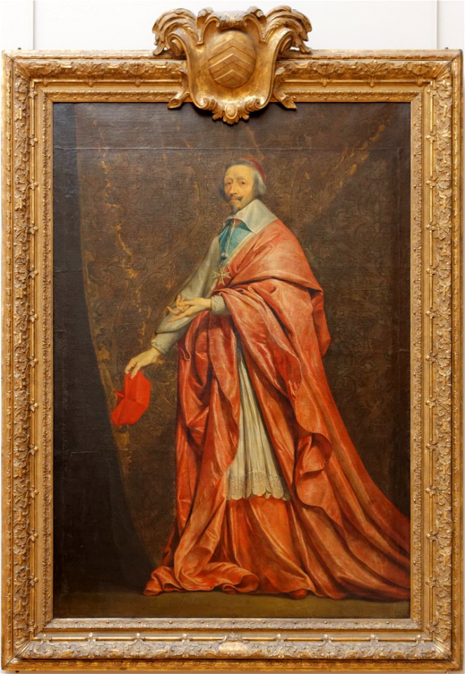 Portrait of Richelieu by Philippe de Champaigne Louvre INV 1136 n01