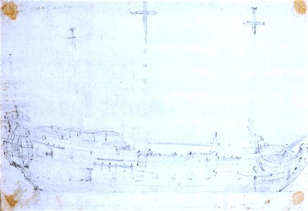 Portrait of the Cadiz Merchant Fireship. Bought 1688 12-guns RMG PW6984