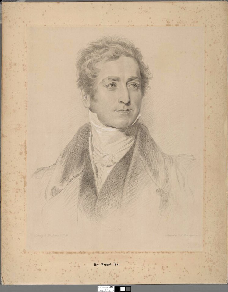 Portrait Of Sir Robert Peel 4674715 Free Stock Illustrations