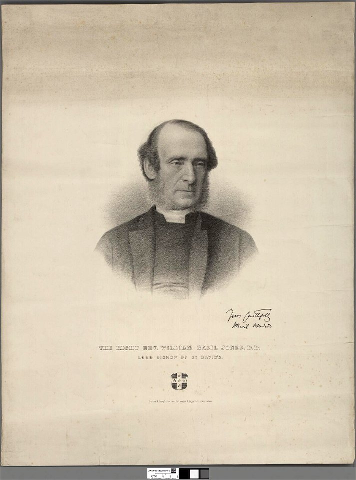 Portrait of The Right Rev. William Basil Jones, D.D (4674703)