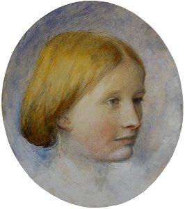 Portrait of Rose La Touche 1861 2