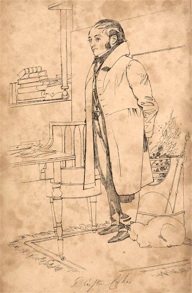 Portrait of T. Crofton Croker, author of 'the Irish fairy legends' (4672459)