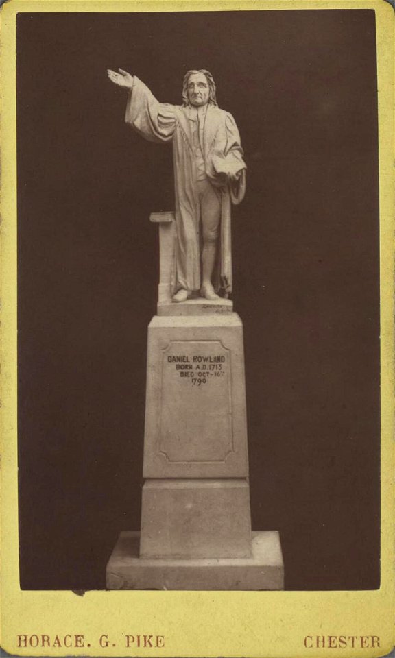 Portrait of Statue of Daniel Rowlands, Llangeitho (4671151)