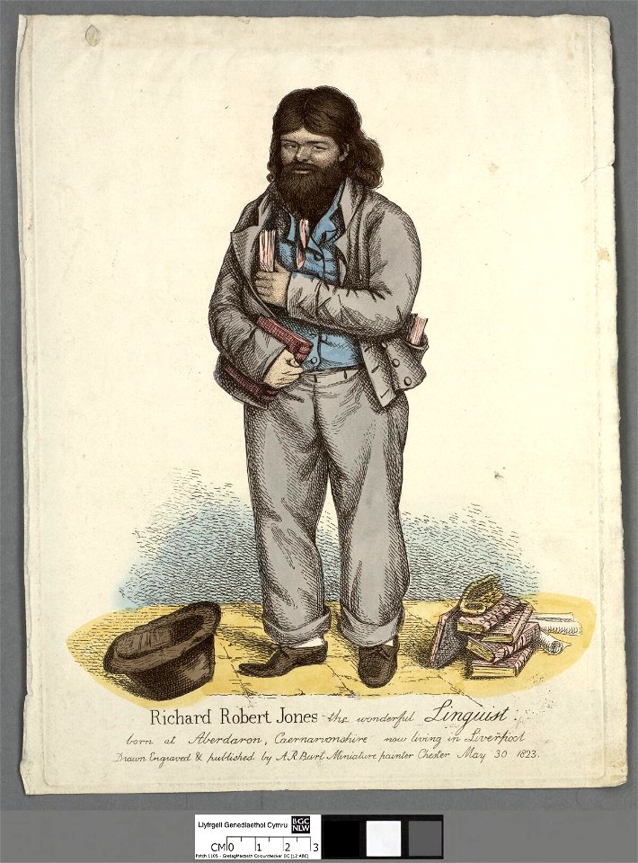 Portrait of Richard Robert Jones the wonderful linguist (4671541)