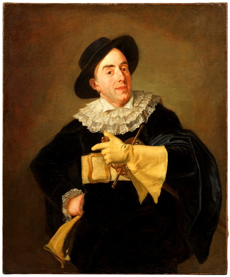 Portrait of the Actor Saint-Ange (Carl Fredrik von Breda) - Nationalmuseum - 211316