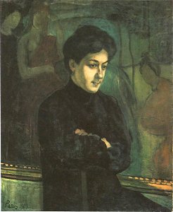 Portrait of the artist's wife. 1907