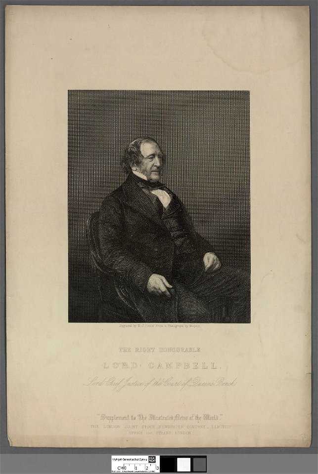 Portrait of The Right Honourable Lord Campbell (4671334)