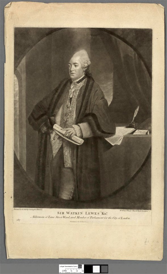 Portrait of Sir Watkin Lewes Knt (4671598)