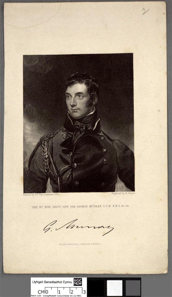 Portrait of rt. hon lieut. gen. sir George Murray G.C.B F.R.S. (4672658)