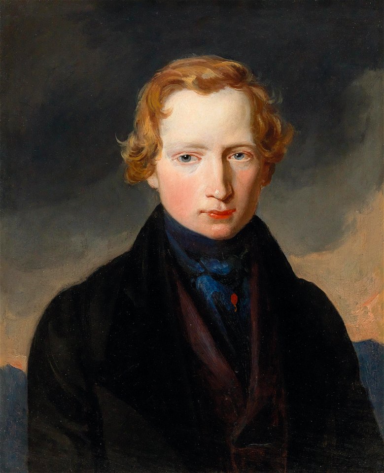 Portrait of the art dealer Carl Jodocus Meyer, by Carl Rahl