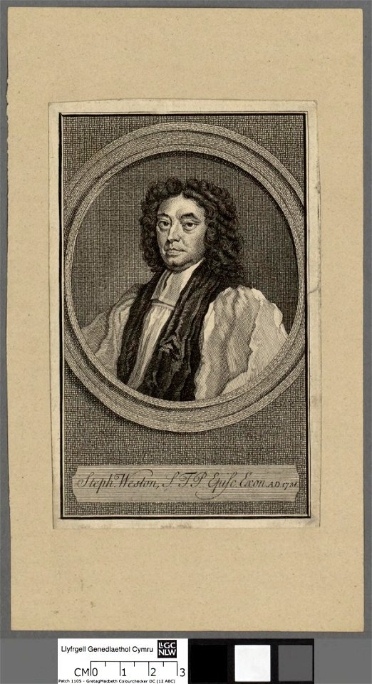 Portrait of Steph. Weston S.T.P. Episc. Exon (4673890)