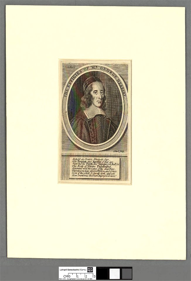 Portrait of The effigies of Mr. George Herbert (4670869)