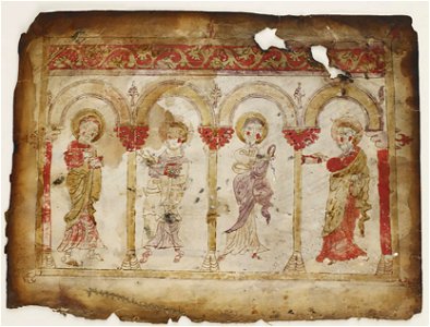Portrait of the Evangelists from a Gospe