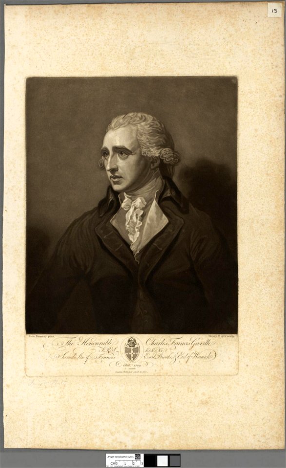 Portrait of The Honourable Charles Francis Greville F.R.S. . . (4672284)