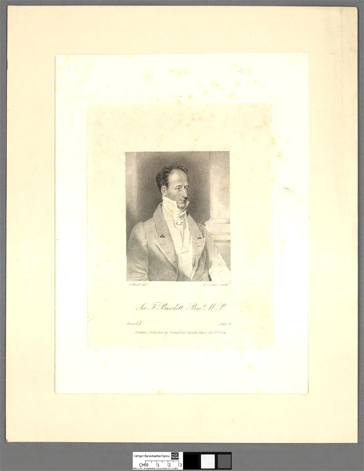 Portrait of Sir F. Burdett, Bart. M.P (4671320)